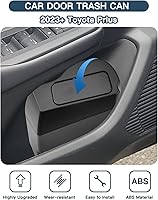 Vista 19 de Ruiya Corolla Cross Door Trash Can for Toyota Corolla Cross Accessories Mini Car Trash Bin with Lid for Storage Plastic Garbage Can Compatible with