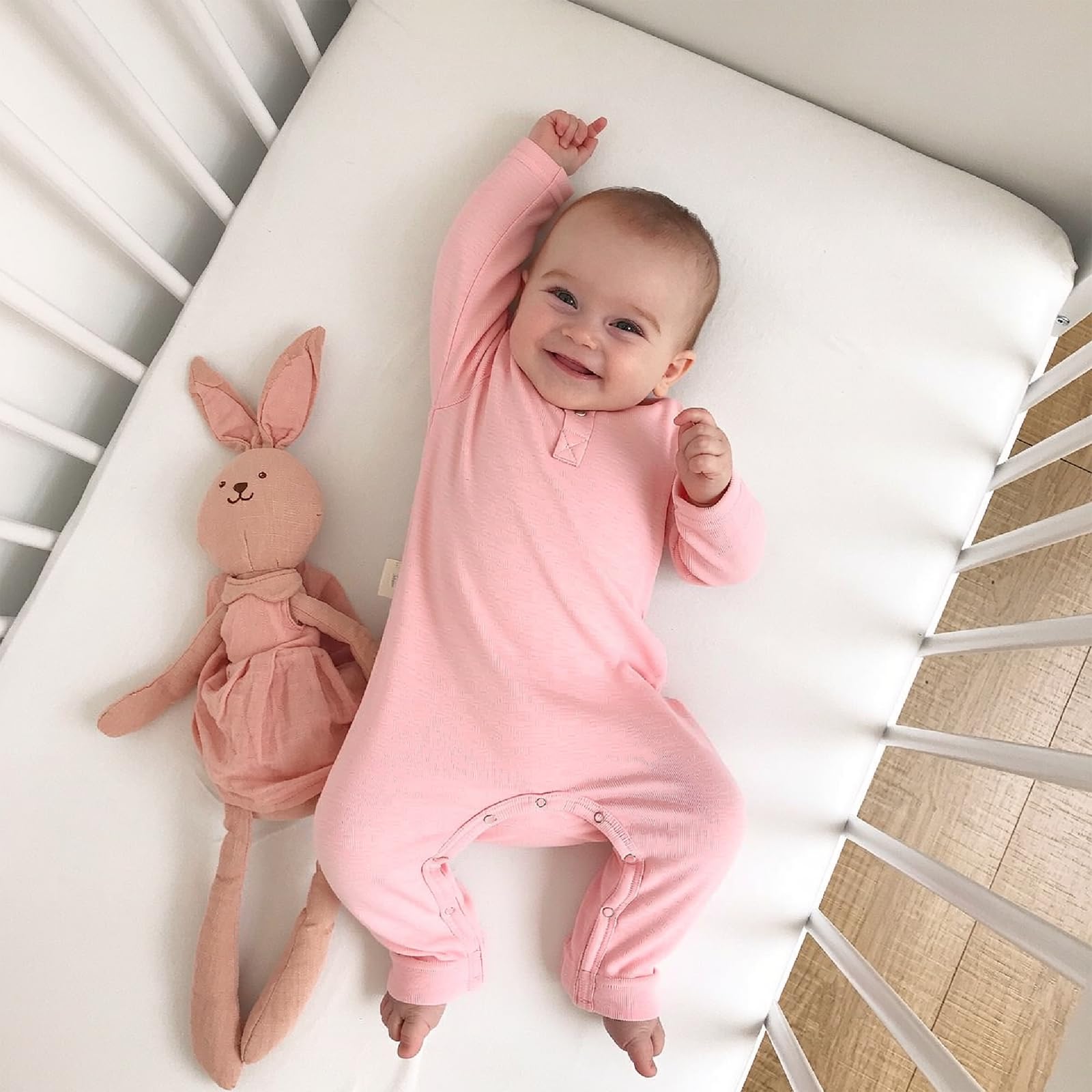 Baby Strampler aus 85% Merinowolle & 15% Seide