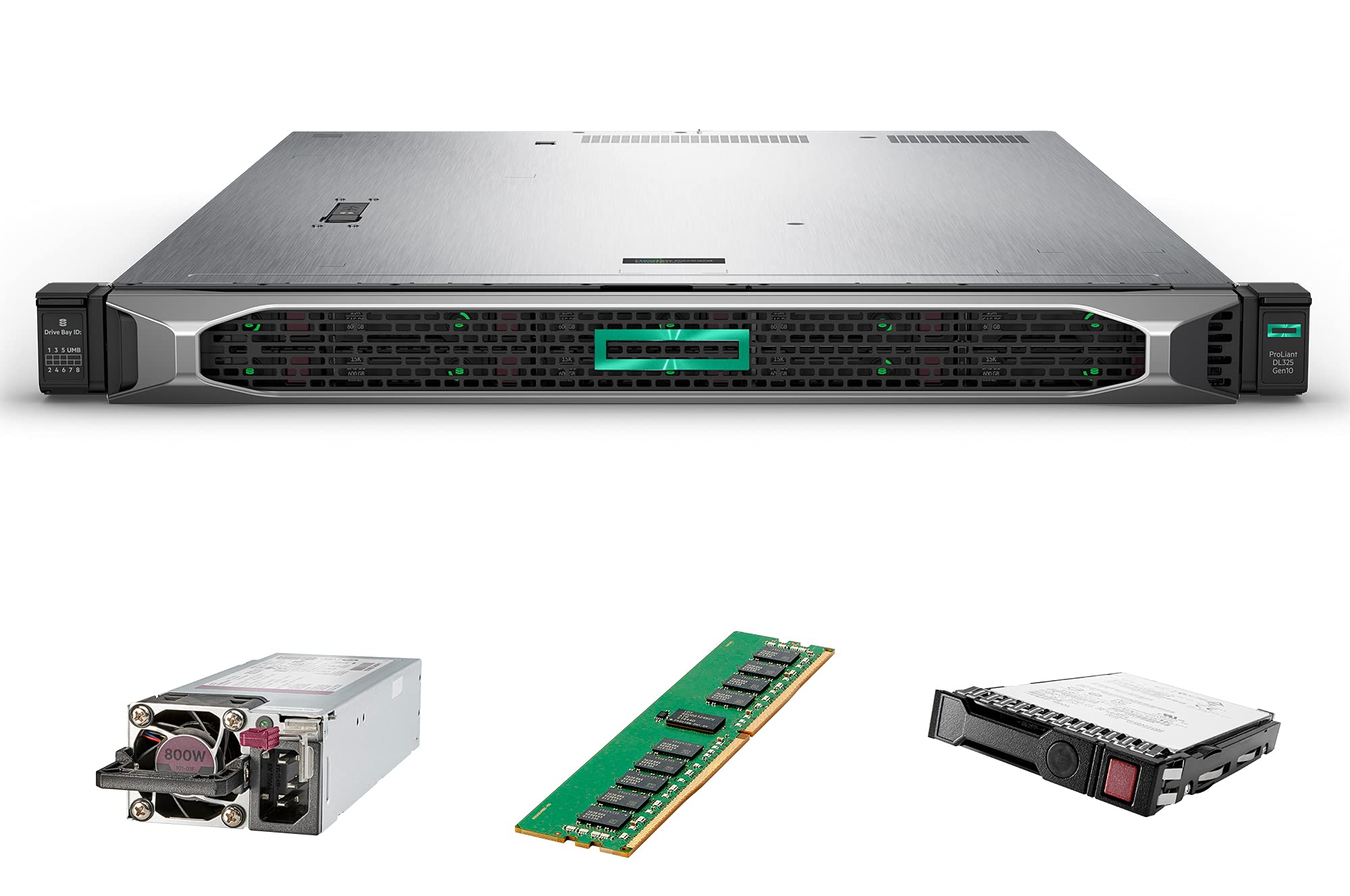 HPE ProLiant DL325 Gen10 Plus v2 7313P 3.0GHz 16-core 1P 32GB-R 8SFF 500W PS Server - Flex Offer wit