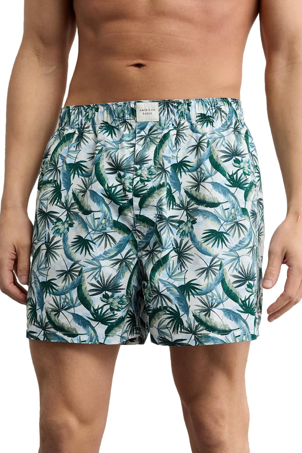 Men's Cotton Blend Bermuda Shorts Regular Fit Printed-image-31