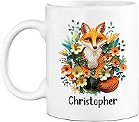 Vista 27 de Taza de café personalizada con diseño de mariposa de arte de origami, regalo para cumpleaños de amigo, compañero de trabajo, taza de cerámica blanca