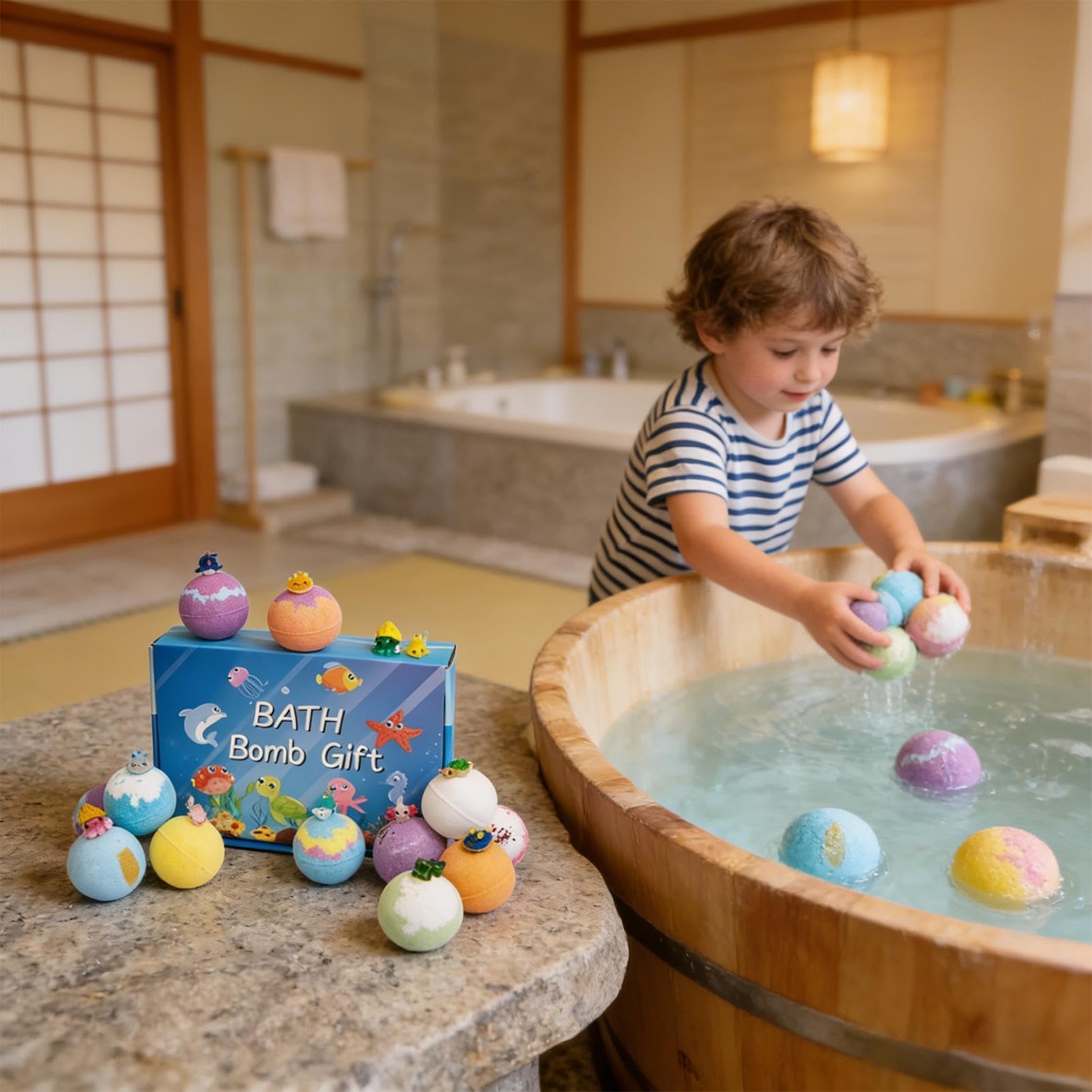Juguetes de Baño para Niños Juego de Baño y Colorido | Juego de Bolas de Baño Infantil para Niñas Hijas Amigos Bañera Familia Jardín Piscina Tiempo de
