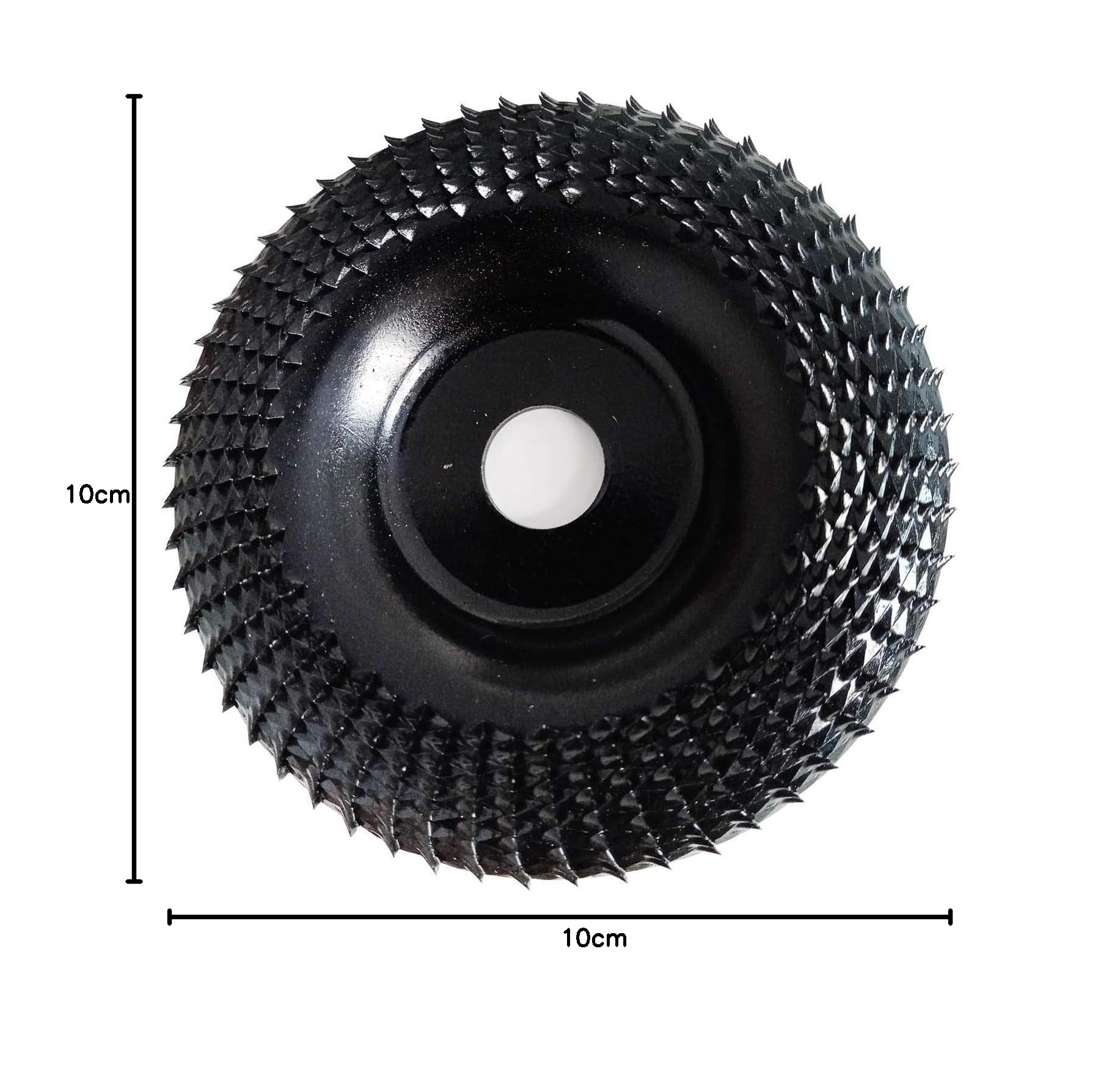Mola per Lucidare, Disco per Smerigliatrice Ruota per Modellare il Legno da 4 Pollici, Disco per Modellare la Smerigliatura Del Legno per Smerigliatrici Angolari con 5/8 Pollici