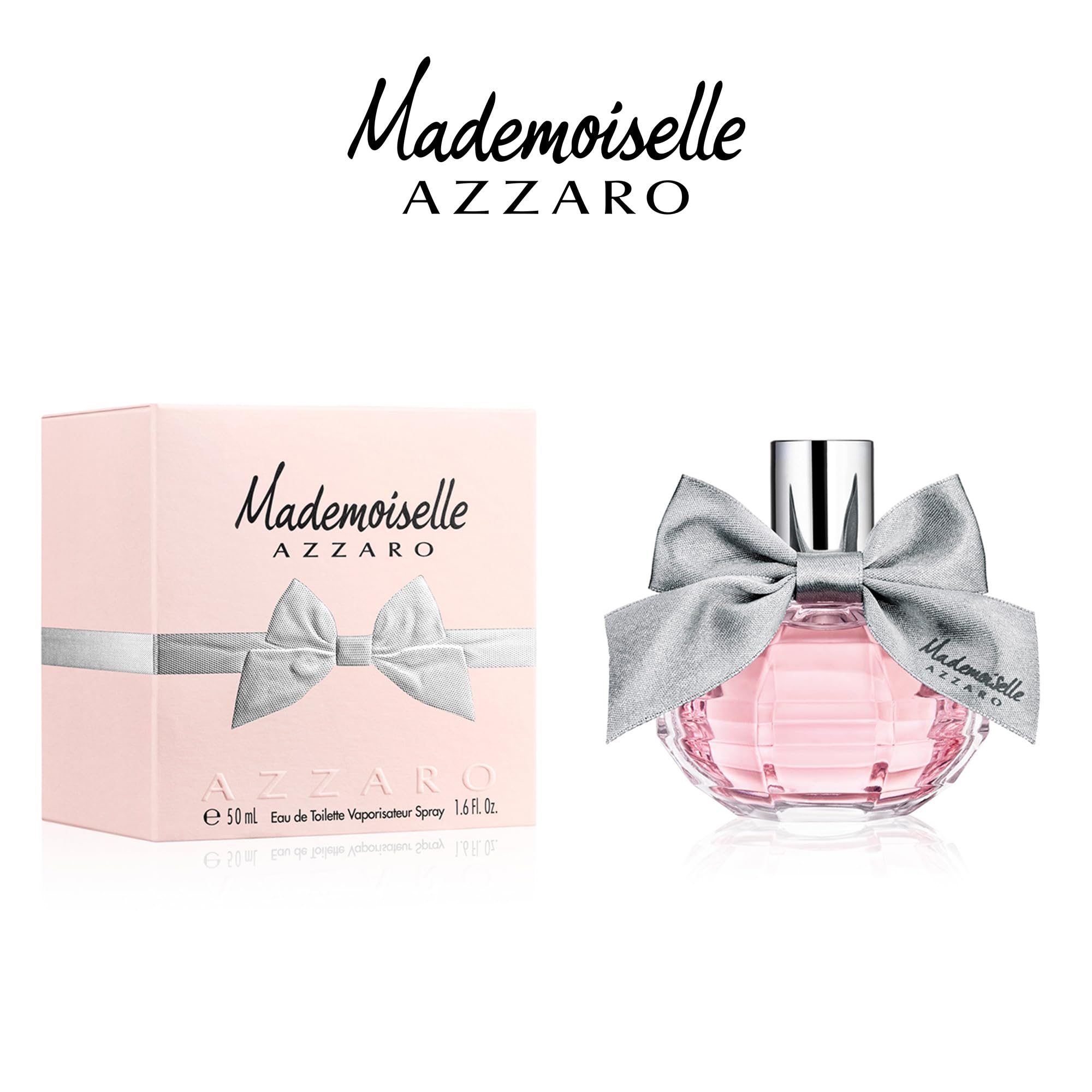 Azzaro Mademoiselle Eau de Toilette, femininer, fruchtig-blumiger Damenduft, elegantes Parfüm für Frauen
