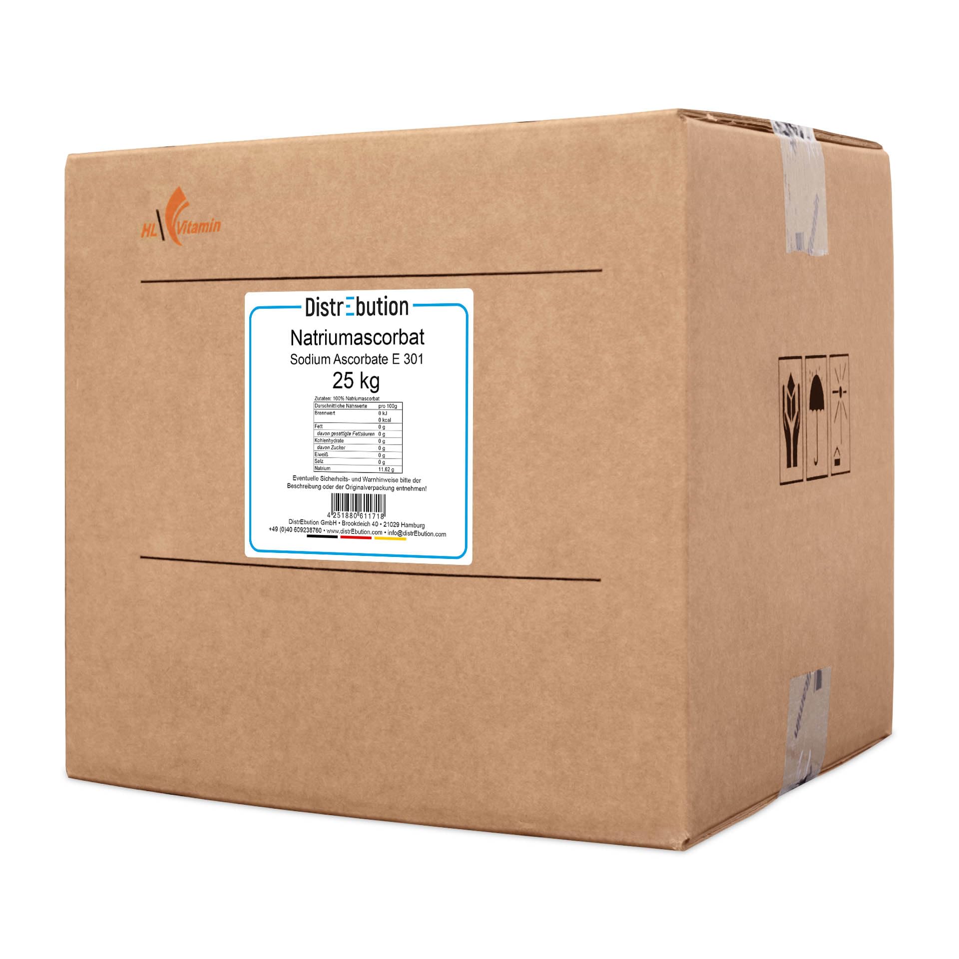 Natriumascorbat Pulver 25 kg Antioxidationsmittel Lebensmittelqualität E301 Vitamin C