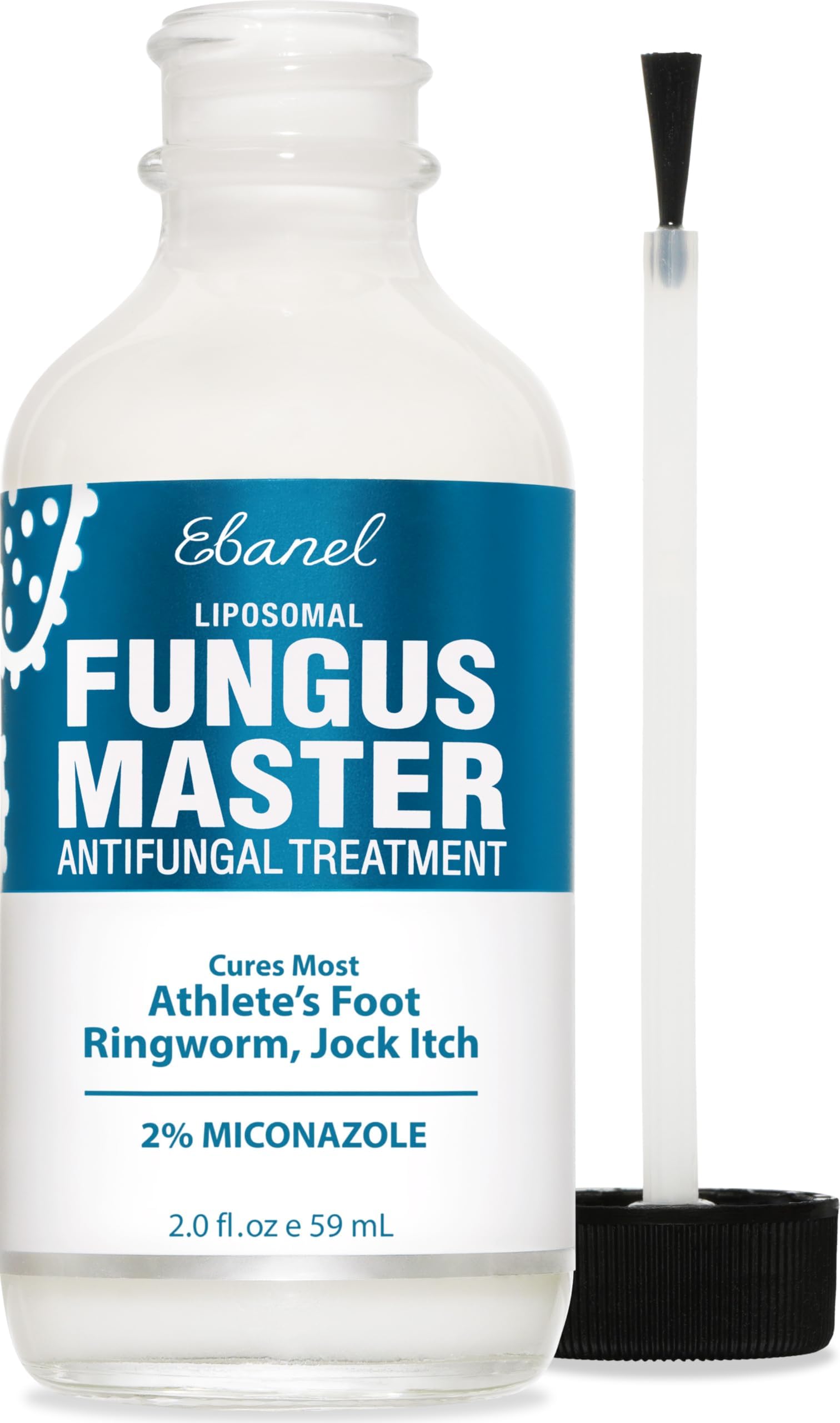 Ebanel Athletes Foot Treatment Extra Strength, Antifungal Cream for Foot Fungus, with Miconazole, Undecylenic Acid & Tea Tree Oil, Fast Itch Relief, Treats fungal Infection Leading to toenail Fungus