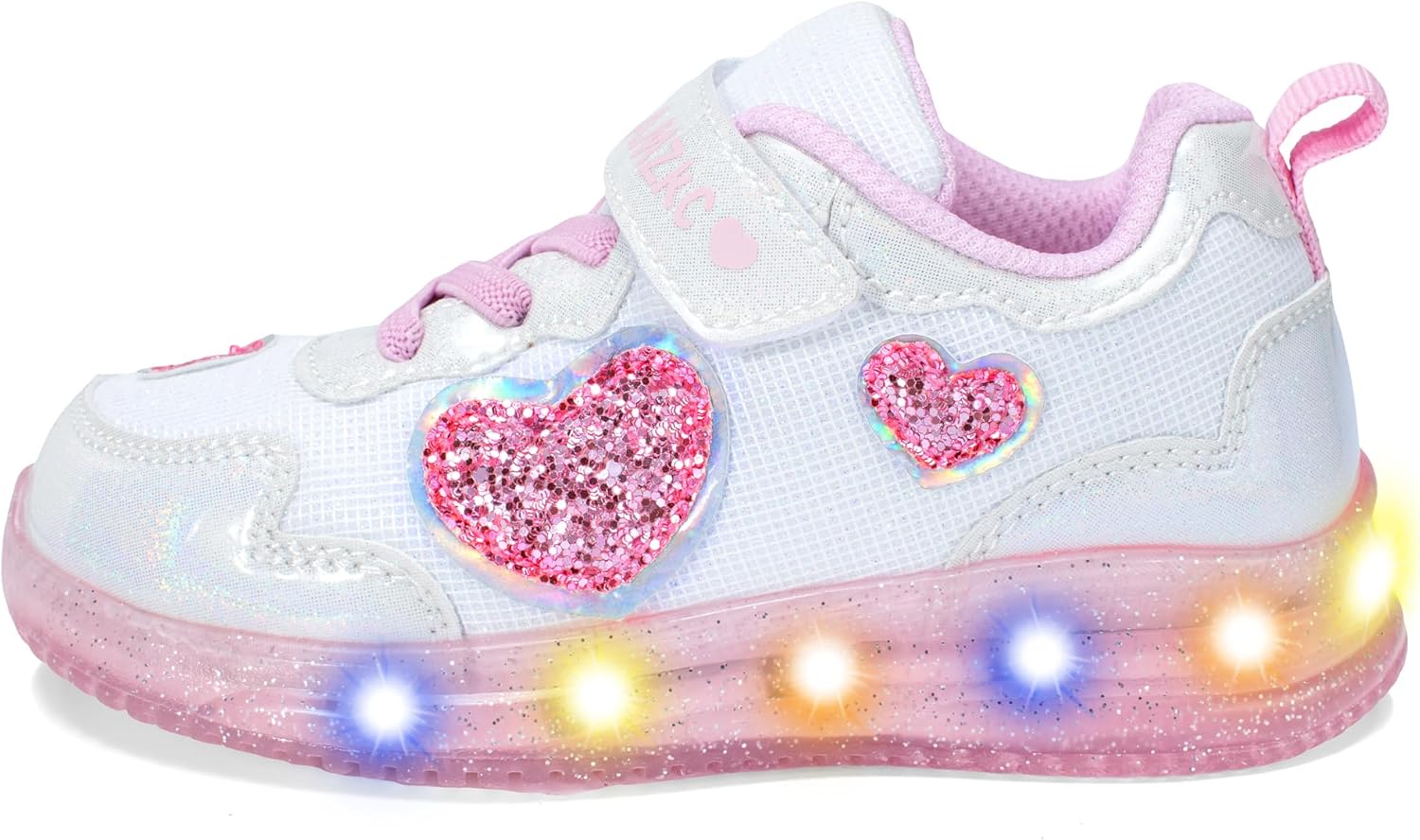 ZKA Toddler Light Up Shoes for Girls Boys Size 5 to Size 13 Sparkle Walking Running Tennis Casual Fashion Sport - Image 2