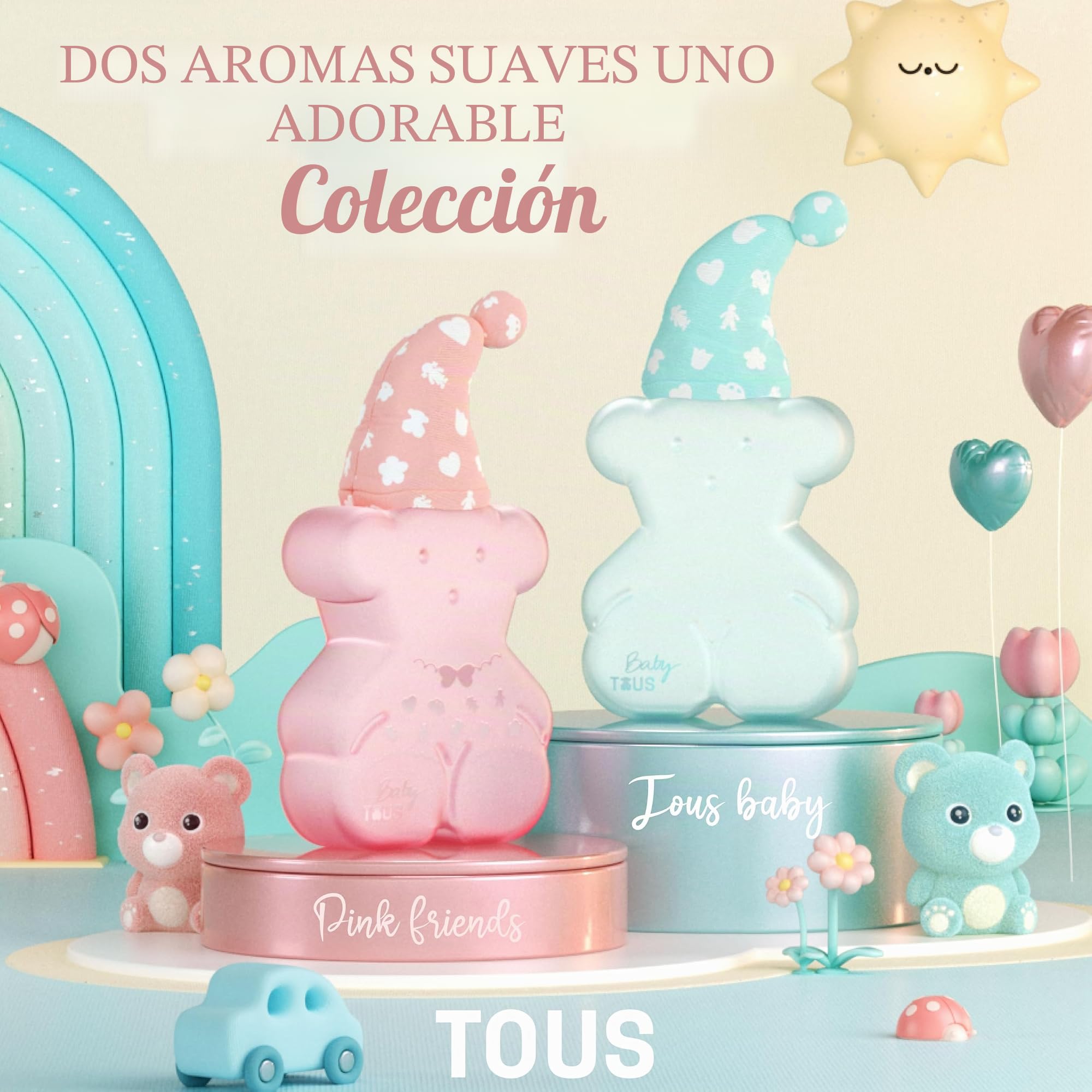 Tous Tous Baby Pink Friends for Kids 3.4 oz EDC Spray