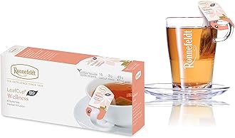 RonnefeldtLeafCup Wellness Chai – Organic Caffeine-Free Loose Leaf Herbal Tea with Rooibos, Anise & Mint – 15 Individually Wrapped Tea Bags