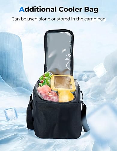 Miniatura 5 de KEMIMOTO Bolsa de carga para ATV mejorada, caja de herramientas de 50L ATV frontaltrasera, bolsa enfriadora compatible con Can-am X3, Outlander