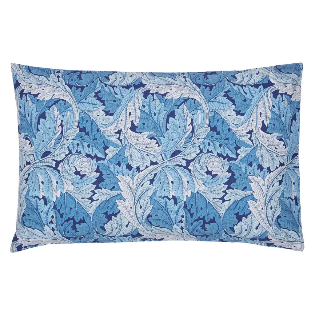 Morris & Co Blue Acanthus Bedding Range (Standard Pillowcase Pair 74Cm X 48Cm)
