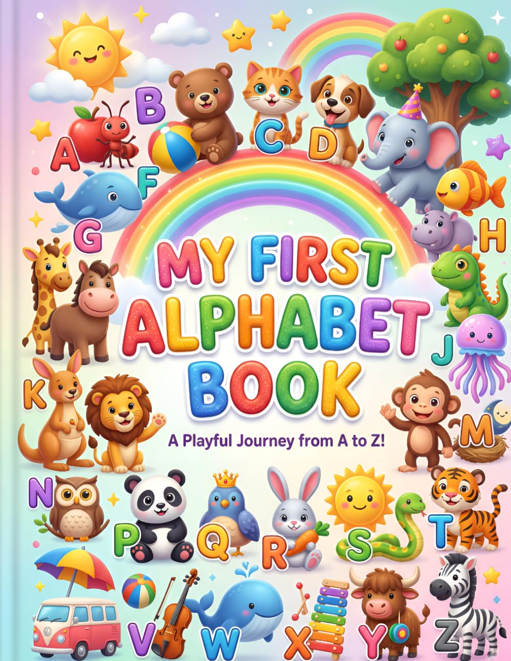 My First ABC Alphabet Coloring Book for kids:: Fun Activity Book For Children (age 1-6)