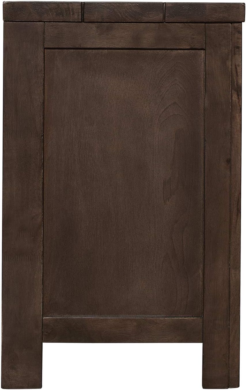 Wallace & Bay Bonilla Nightstand, Gray Brown