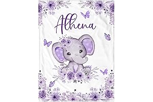 Personalized Elephant Baby Blanket: A Cherished Keepsake for Your Little One