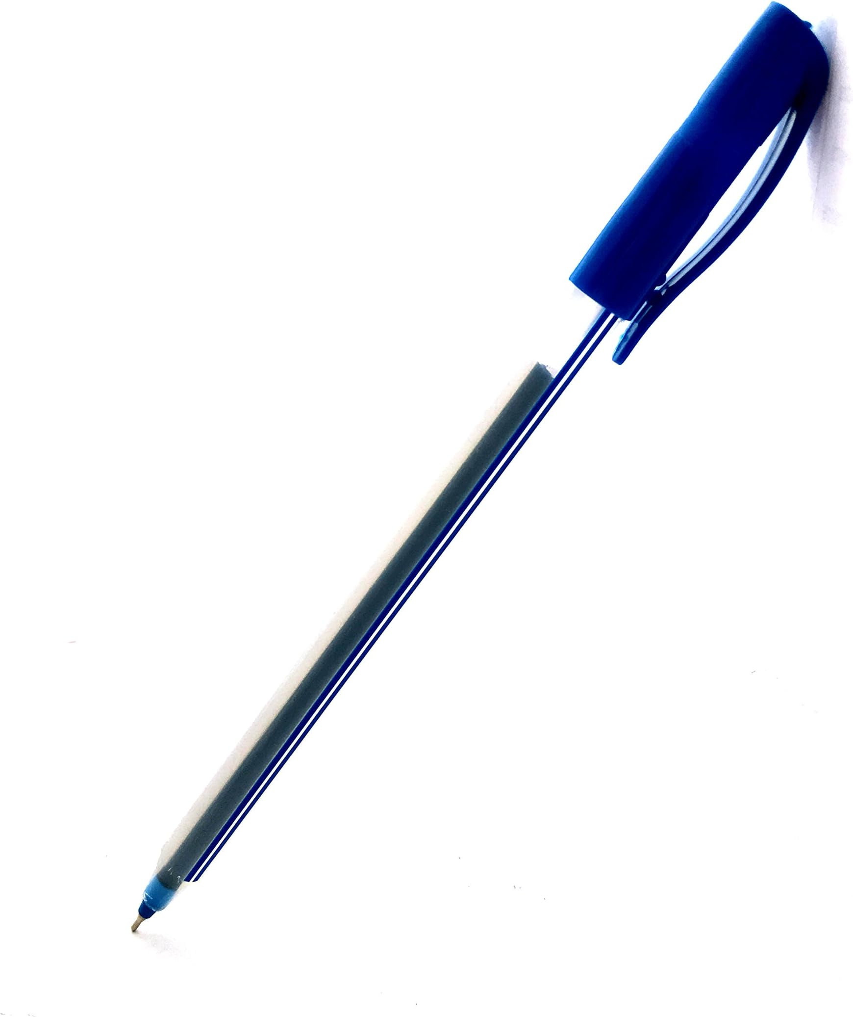 20 X Saino Softek Smooth Writing Ballpoint Pens (Non Refillable) Direct Ink Fill Technology gives you perfect ink flow for smoothest writing (BLUE)
