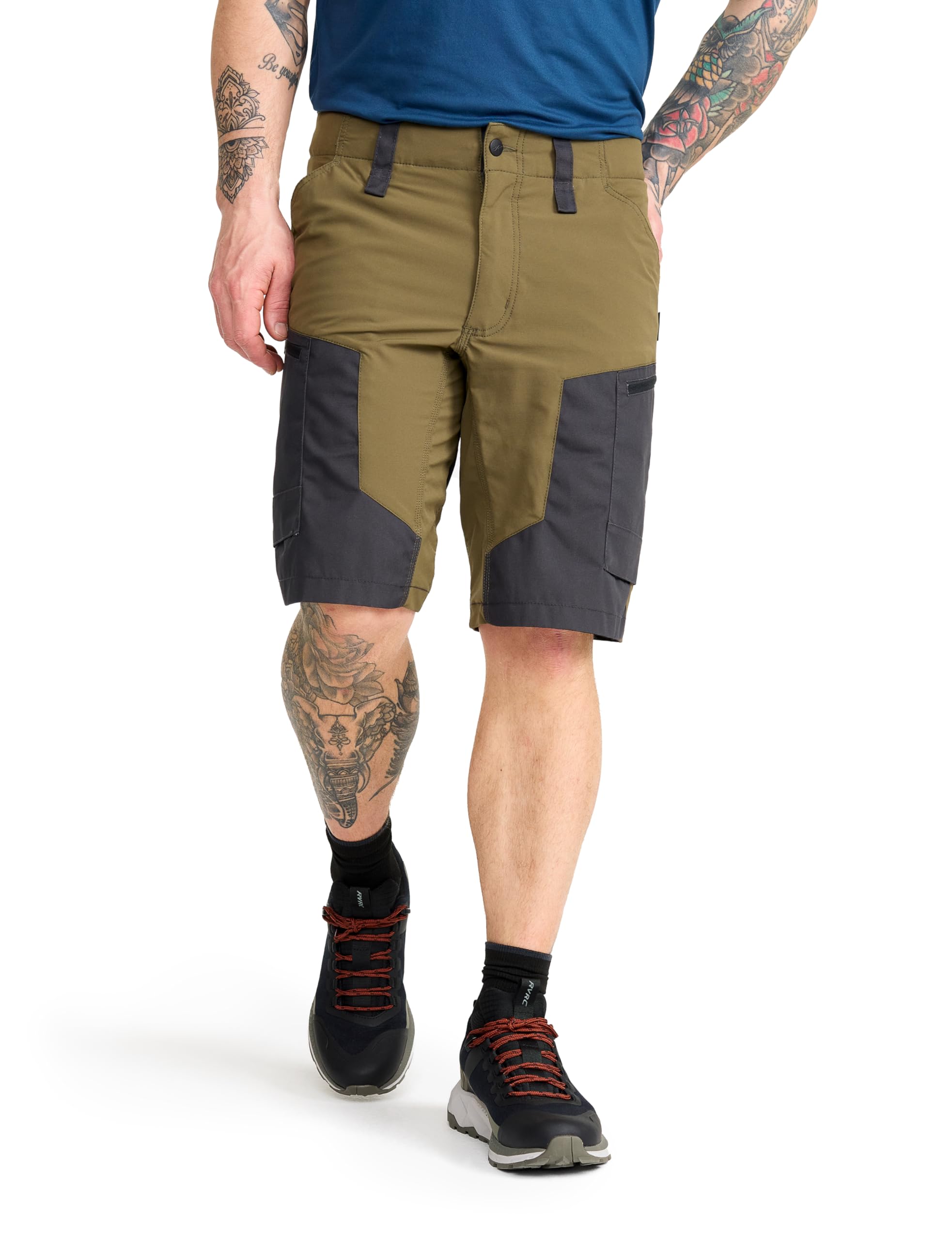 RevolutionRace RVRC GP Shorts für Herren, strapazierfähige und belüftete Wandershorts für alle Outdoor-Aktivitäten