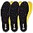 3 Pair -Shoe Inserts for Mens Memory Foam Insoles,Replacement Insoles for Work Boots Running Shoes, Cushion Shock Absorbing for Foot Pain Relief, Comfort Breathable Inner Soles Black 42EU,US9