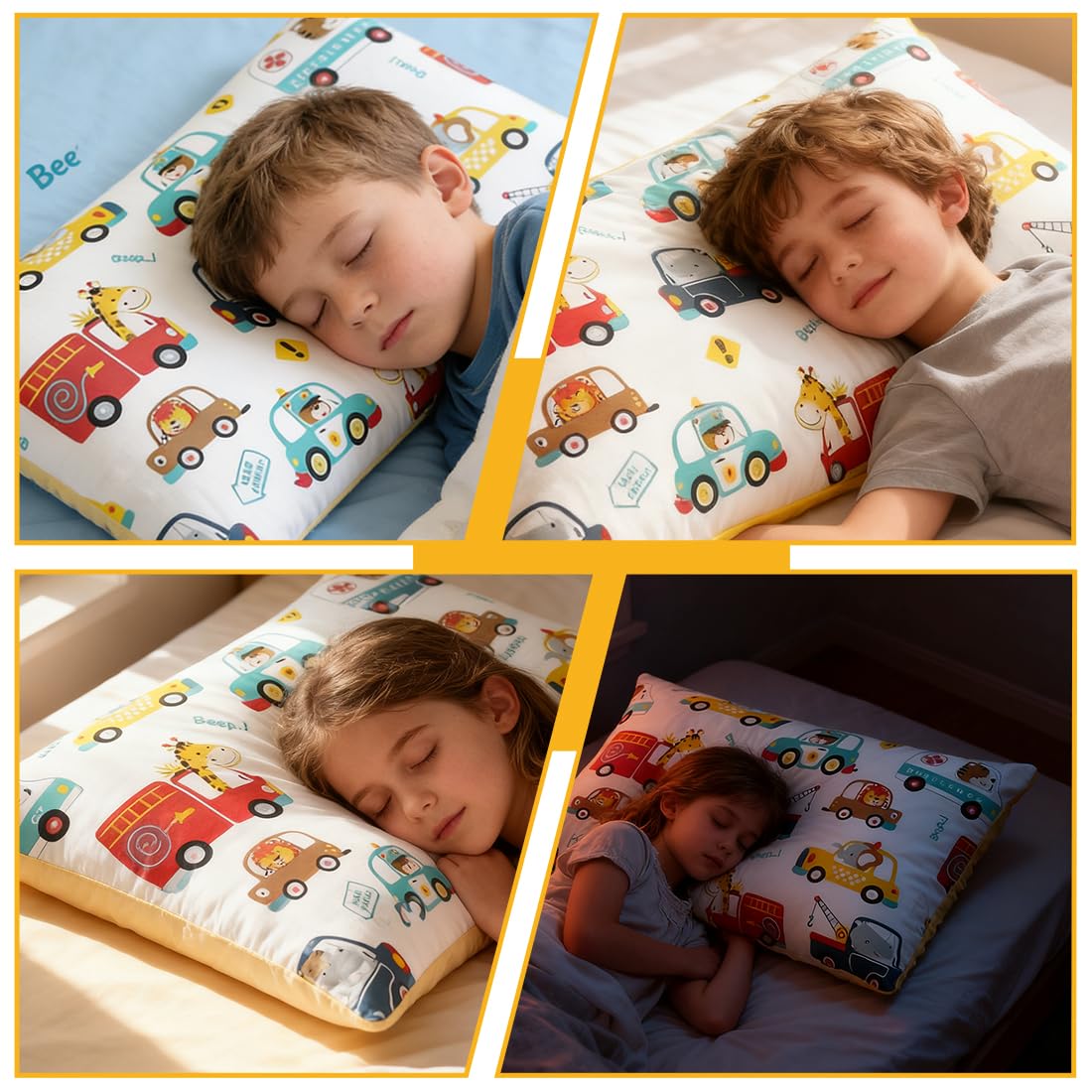 Federa cuscino bambino cotone 30X50cm 2 pezzi traspirante