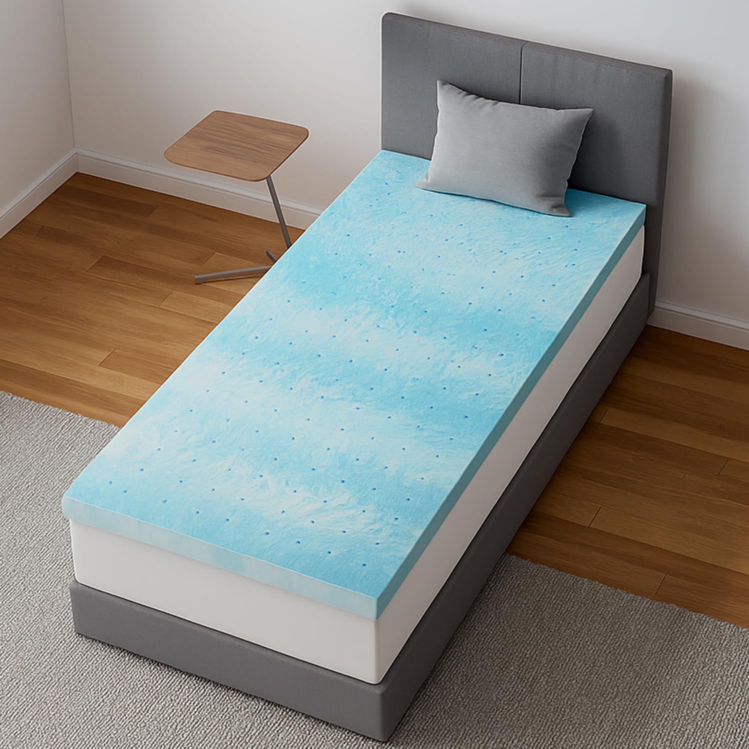 睡眠 Novilla Colchão duplo de espuma viscoelástica de 5 cm, infundido