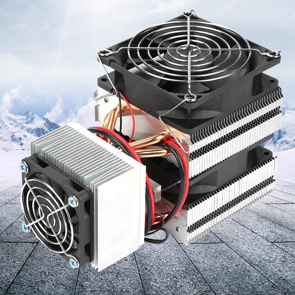 Bewinner Kit System di Raffreddamento, DC 12V 180W di Raffreddamento a Semiconduttore, Dispositivo di Raffreddamento di Refrigerazione, Mini Condizionatore d'Aria Fai da Te