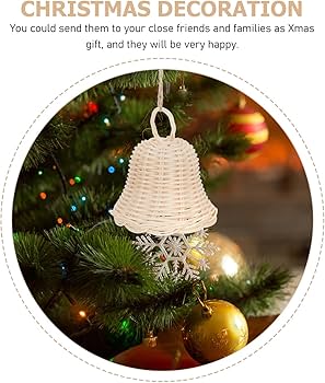 クリスマス ⑰  オーナメント Amazon.co.jp: Baluue クリスマス7オーナメント7ベル7籐7織り7ジングル
