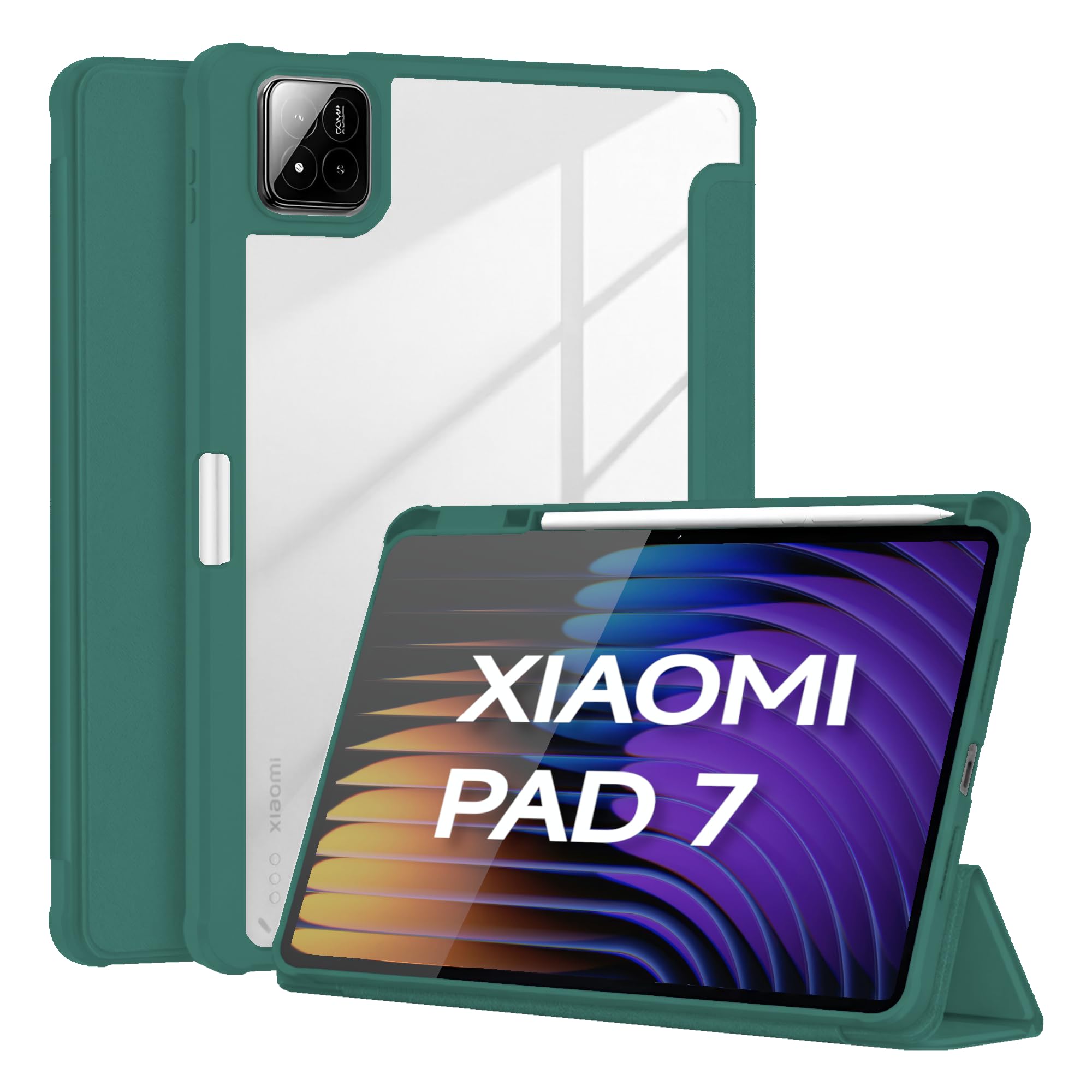 Rino Cases Capa Smart Cover Transparente Xiaomi Pad 7 11.2