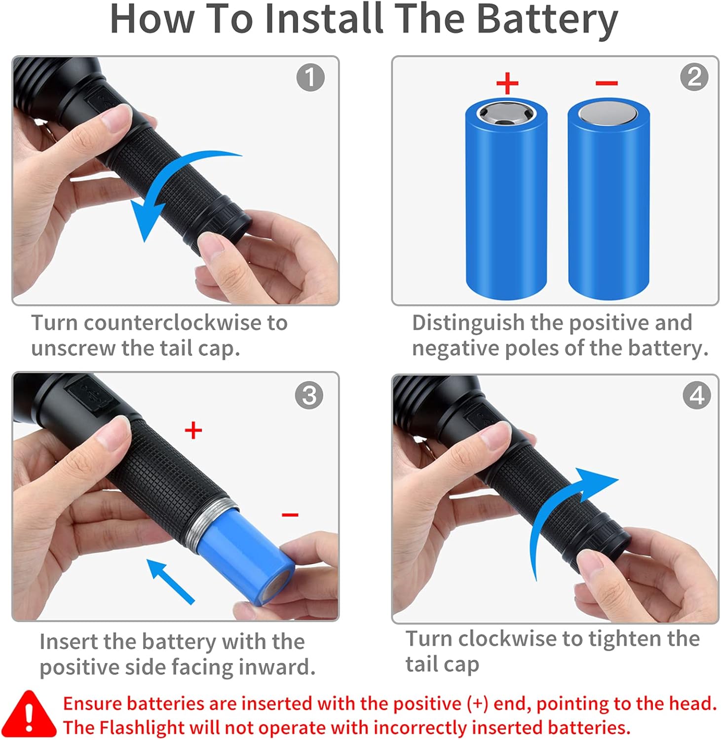 Givimeis Rechargeable Flashlights Waterproof Emergency Image