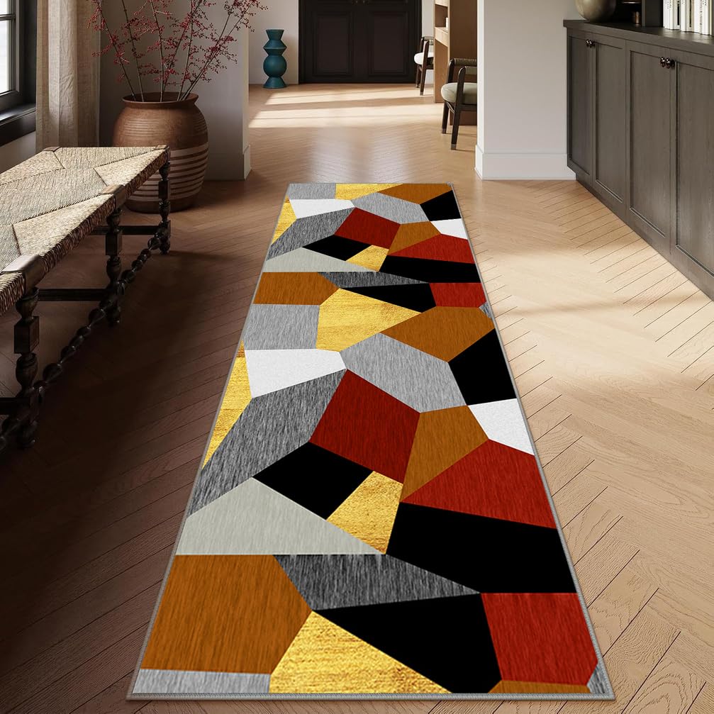 Passatoia Corridoio Antiscivolo Tappeto Cucina Personalizzate Tappetto Tappeto Salotto per Soggiorno Camera da Letto corridoio Entrata Bagno ，140 x 300 cm