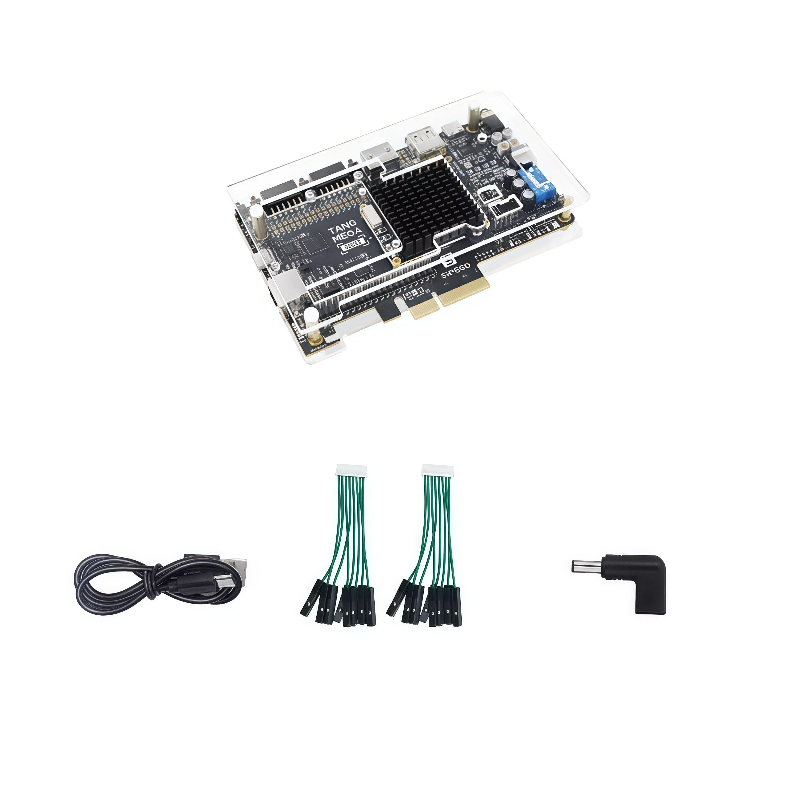 Sipeed Tang Mega 60K Dock FPGA Base Kit Gowin PCIe/USB3 para principiantes