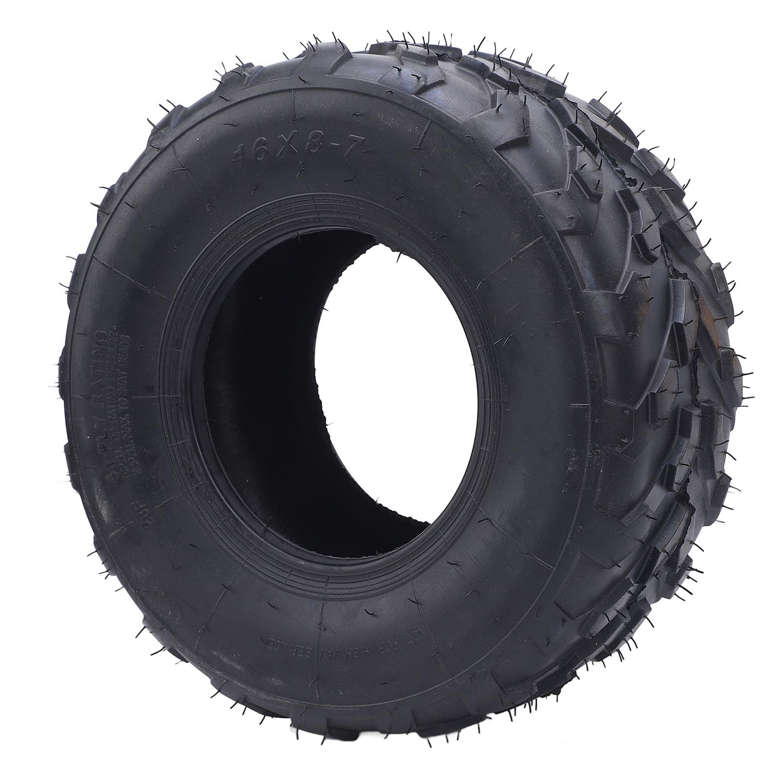16x8-7 ATV-Reifen aus Gummi mit Verbessertem Grip, Pannensicherer Ersatzreifen für Quad, Off-Road, Go-Kart, Golfwagen, Mini-Fahrrad