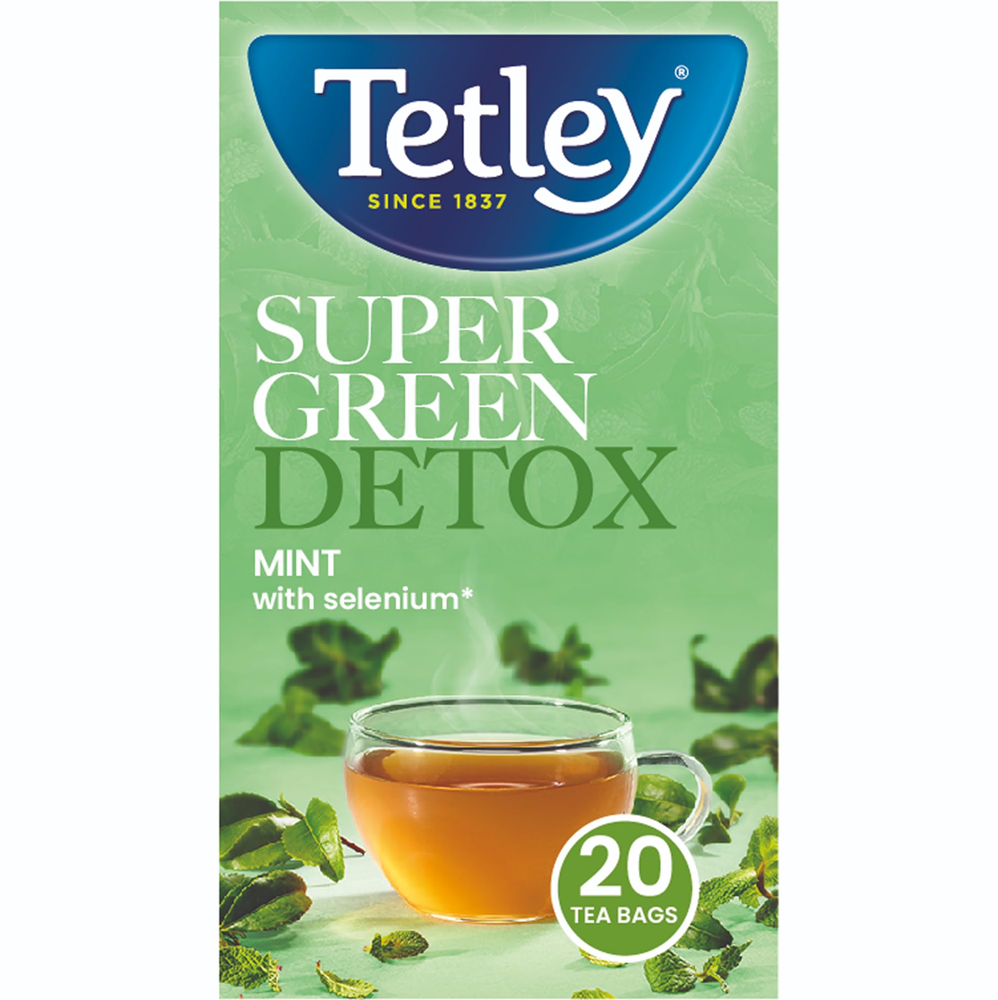 Tetley Super Green Tea Detox Mint Bags x20