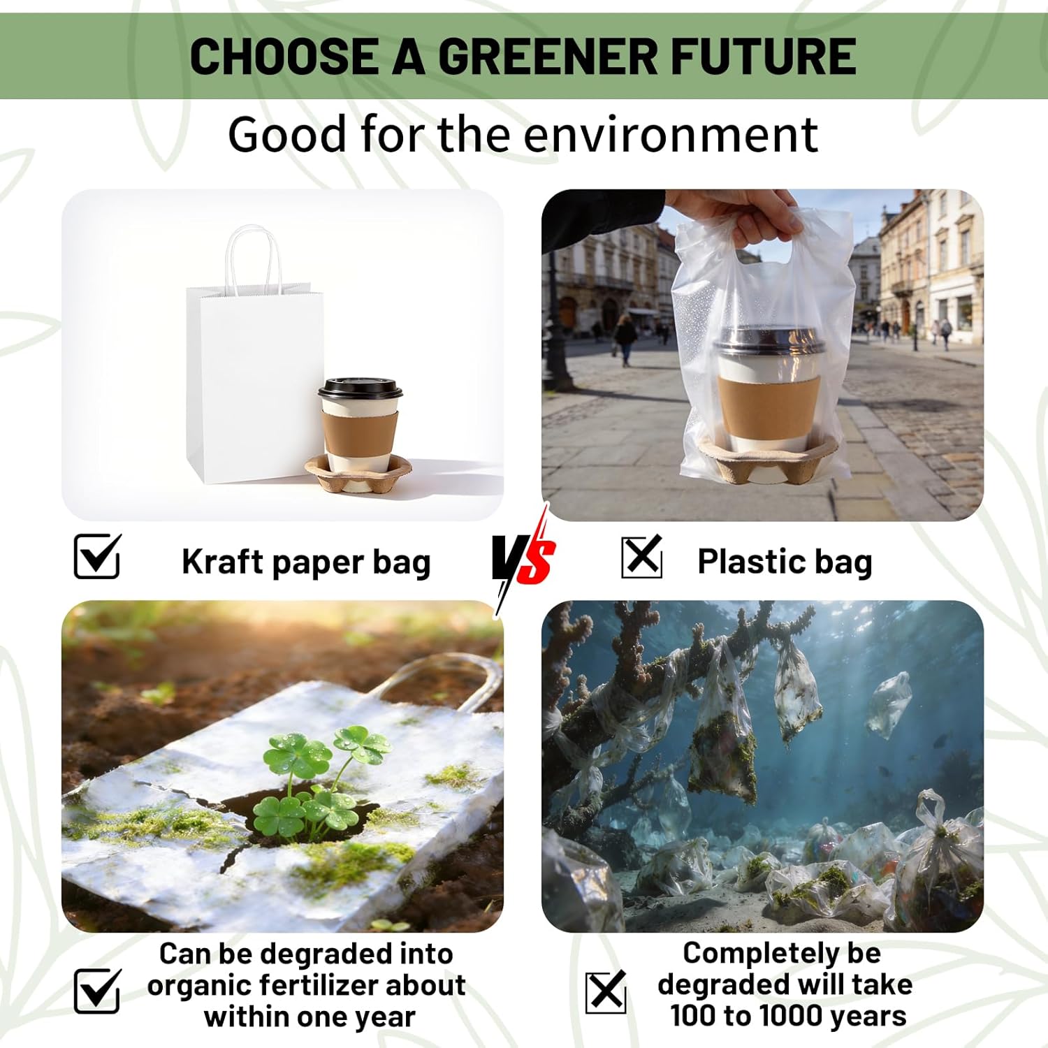 Mlyta 100 Pack 5.25x3.25x8.5 Inch Small White Kraft Paper Gift Bags with Handles Bulk for Goodie, Party Favor Brithday Grocery Shopping, Small Business Wedding Retail Craft Treat, Merchandise Sacks