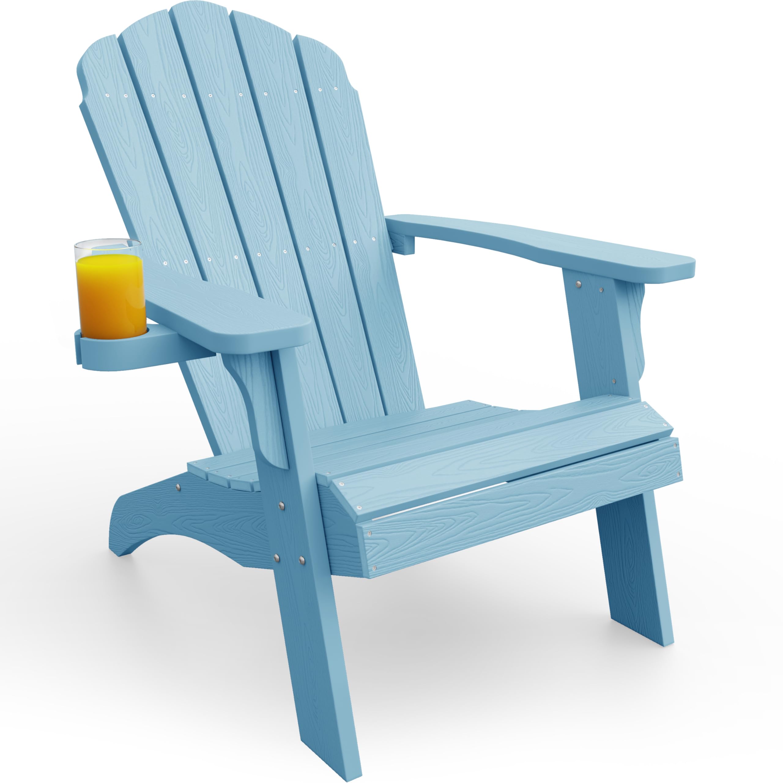 Amazon.com : YEFU Oversized Plastic Adirondack Chair with Cup