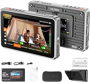 VILTROX DC-L1 7 Zoll Kamera Monitor - 600Nit Touchscreen Mit 4K HDMI Für Sony Canon Nikon