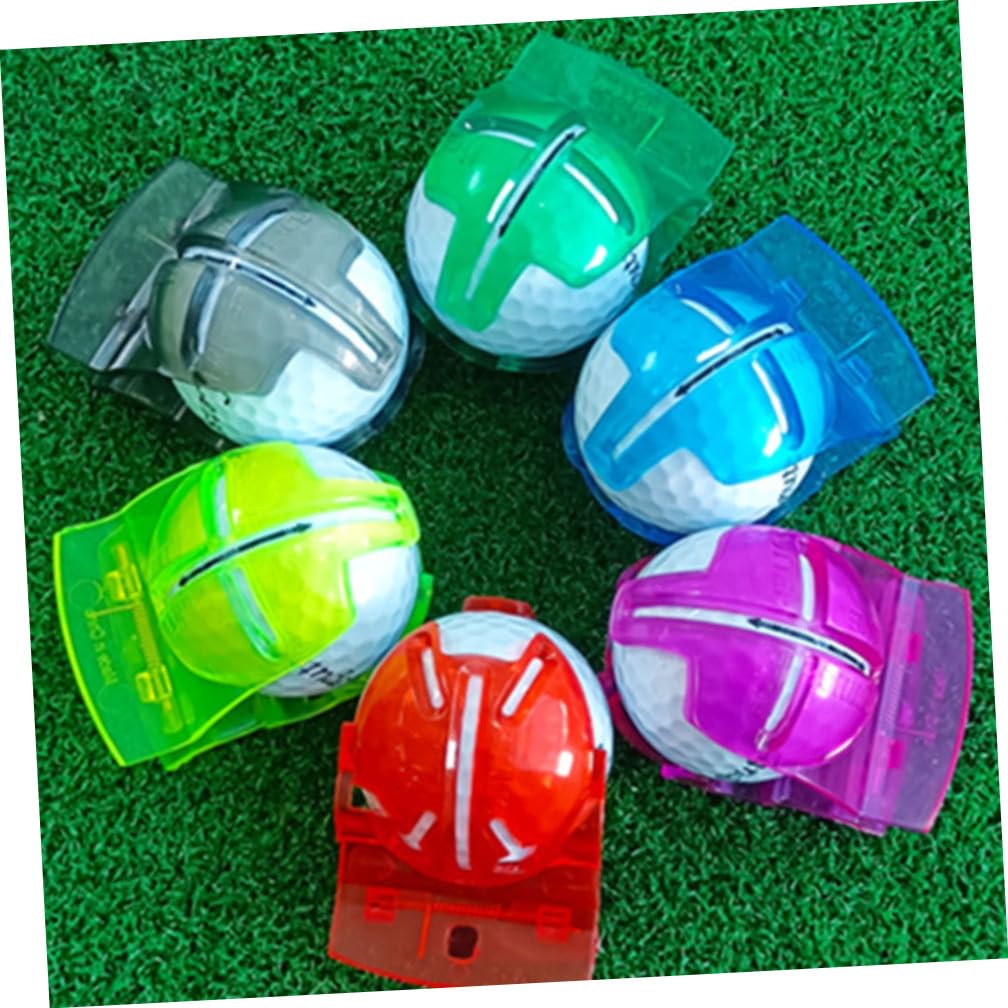 Yardwe Golfball Marker Golf Zubehör Golfs Linienzeichnungswerkzeug Golfballmarker Golf-Divot-Tool Golfzubehör Kunststoff-golfschnurhersteller Golfteile Plastik Green