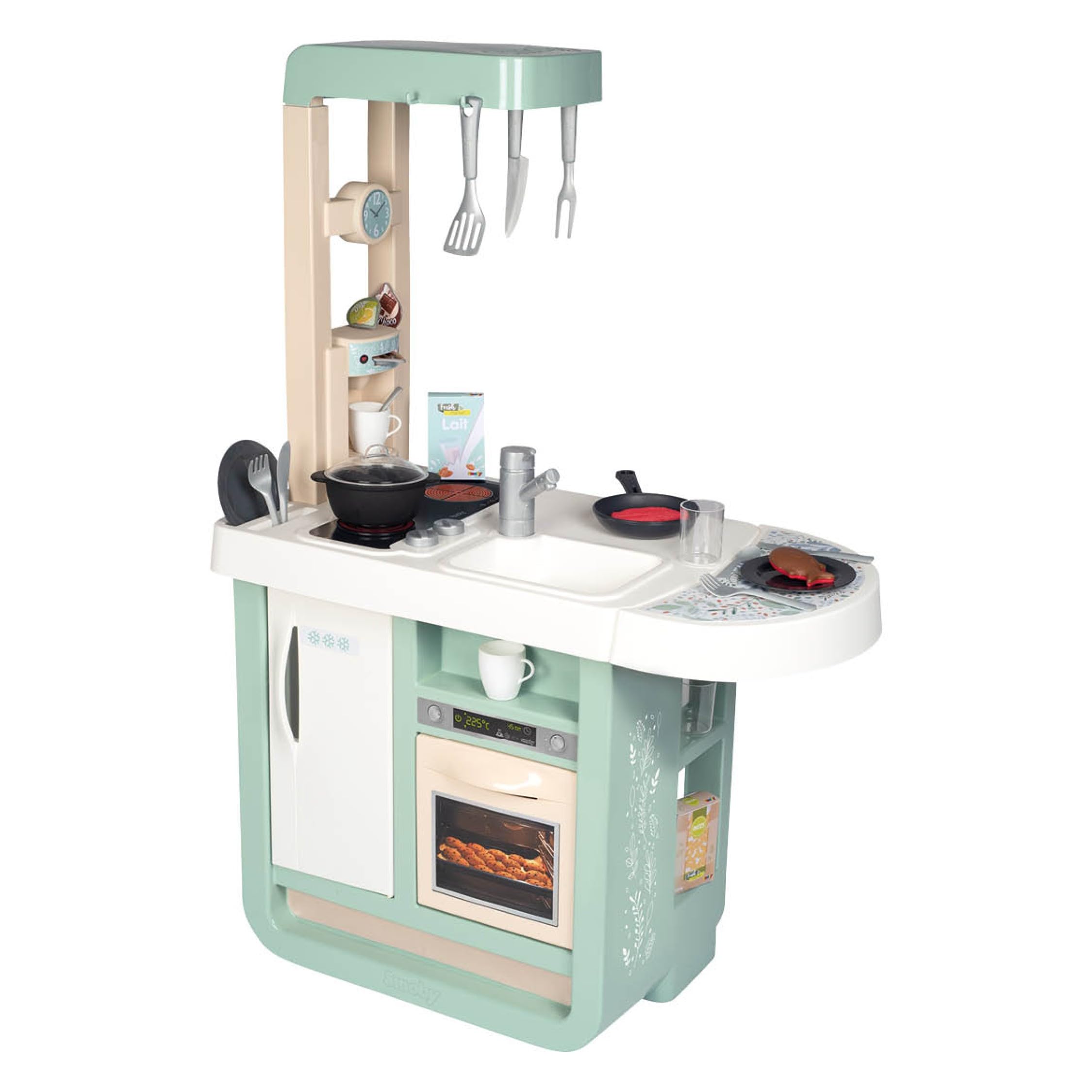 Smoby - Cucina Cherry, 7600310911, + 3 Anni, con 25 Accessori Inclusi