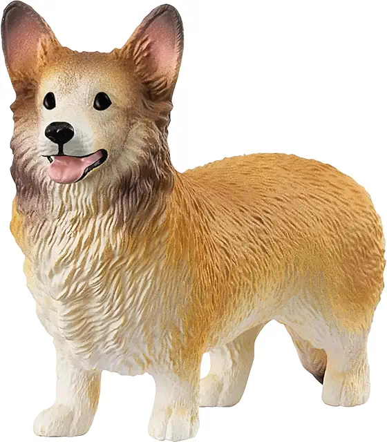 Schleich Welsh Corgi Dog Figurine - Realistic Farm Animal Toy for Kids Ages 3+