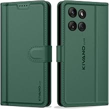 KIVANO LUXE® Compatible For Motorola Edge 70 Pro Plus 5G / Motorola Edge 70 Pro 5G Artisanal Leather Wallet Case with Card Holder for Men Women, Magnetic Flip Folio Cover with Stand RFID Blocking Cell