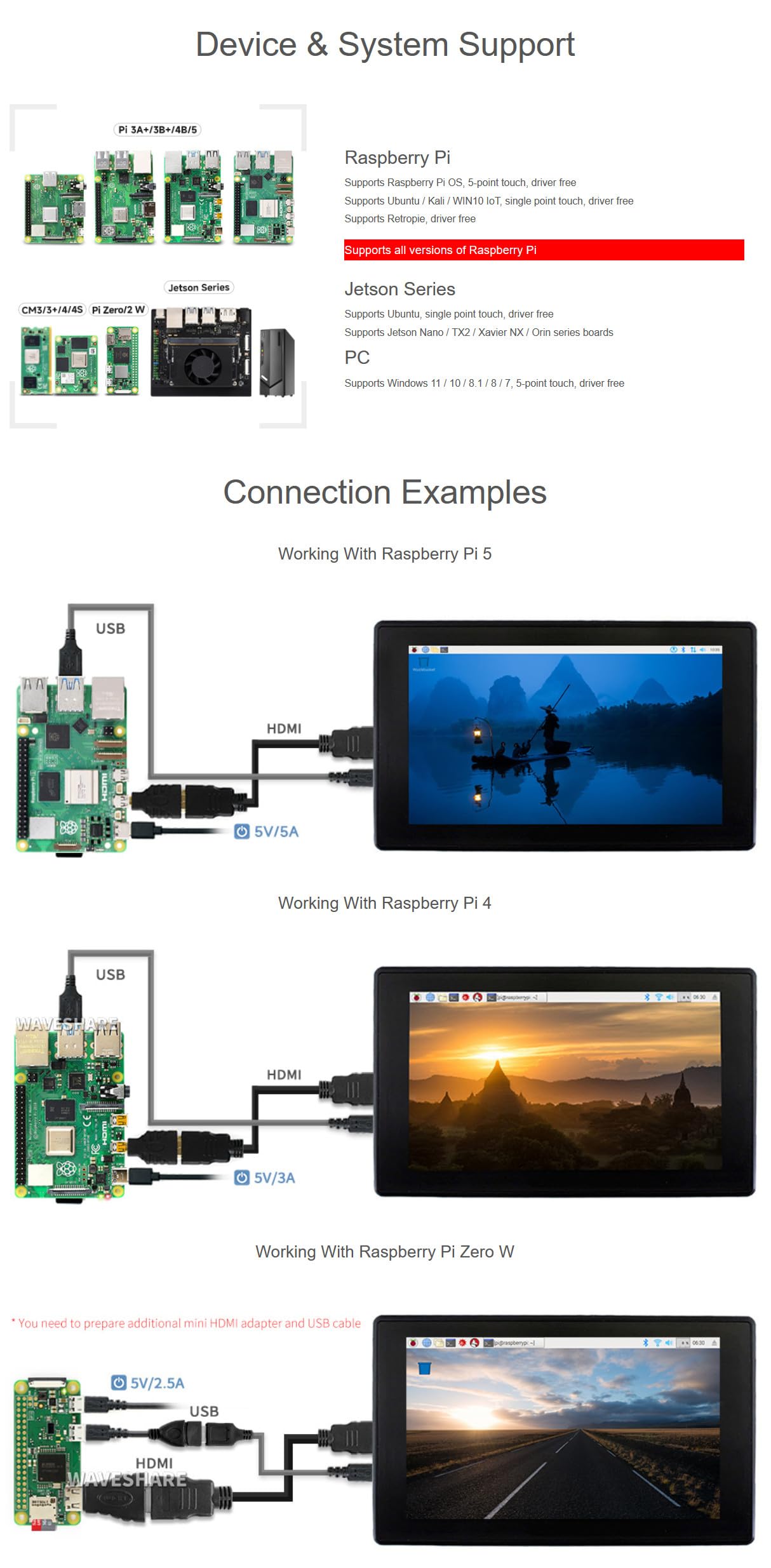 LCD 7インチ　ディスプレイ Amazon.co.jp: XYGStudy 7インチ HDMI LCD (高さ) (ケース付き