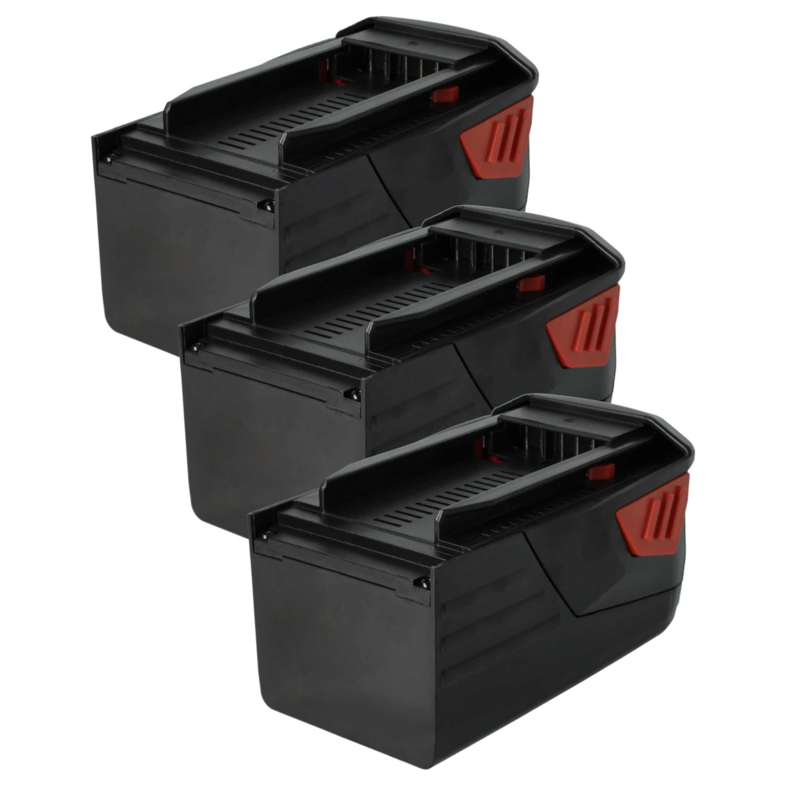 vhbw 3x batteria compatibile con Hilti TE6-ALi, TE6-A36, TE 6A, TE6A, TE 6-A36 AVR, TE 500-A36, CPC 36V utensile elettrico (3000 mAh, Li-Ion, 36 V)