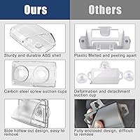 Vista 6 de Zeyitian Ez Pass Holder Clear 1 Pack - Super Strong Suction Cups for Windshield, Toll Pass Transponder Holder for EZ Pass/iPass