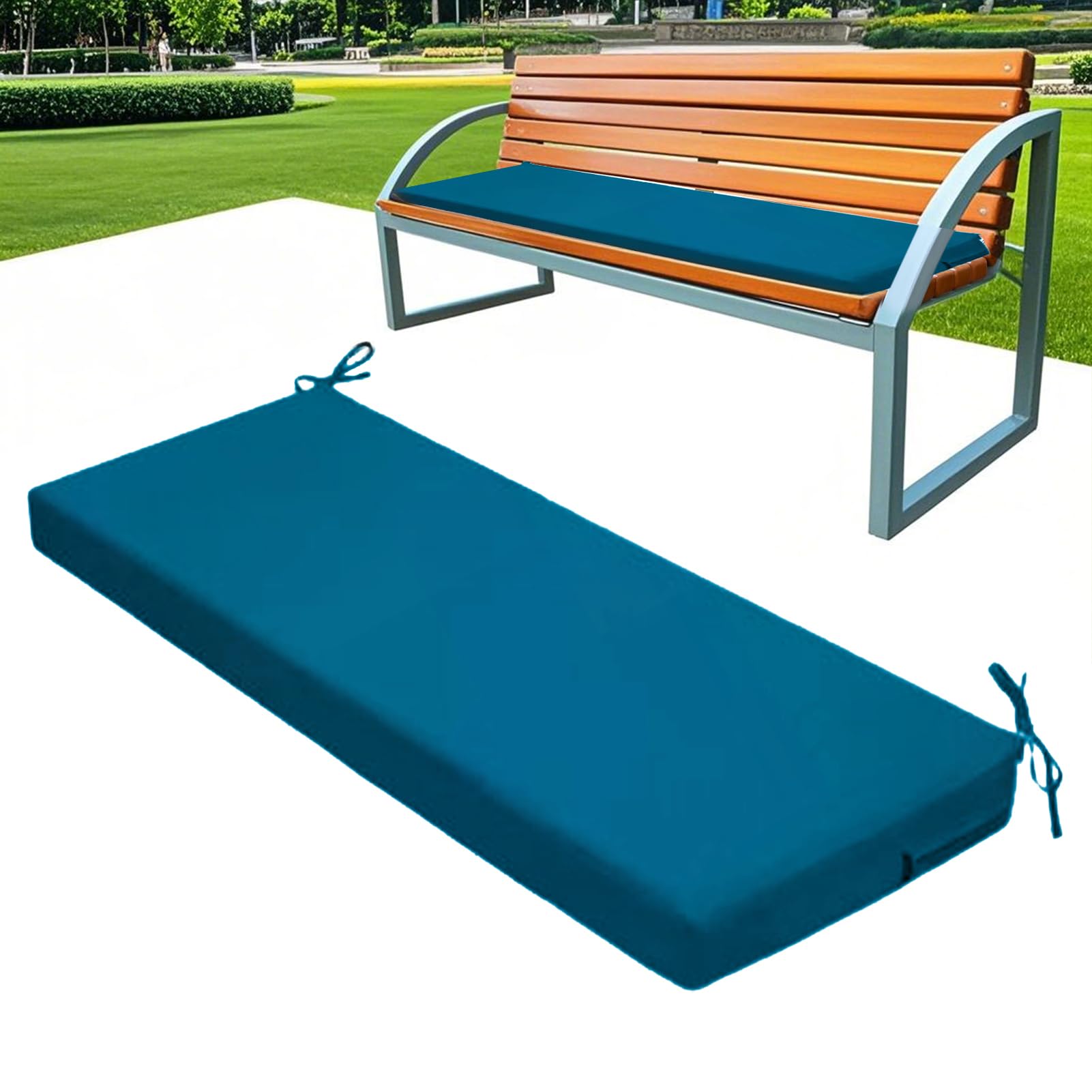 Cuscini per Mobili da Patio Copertura di Ricambio Rettangolo per | Cuscini impermeabili per mobili da patio, per portici, giardino, prato, feste, interni, balconi, terrazze