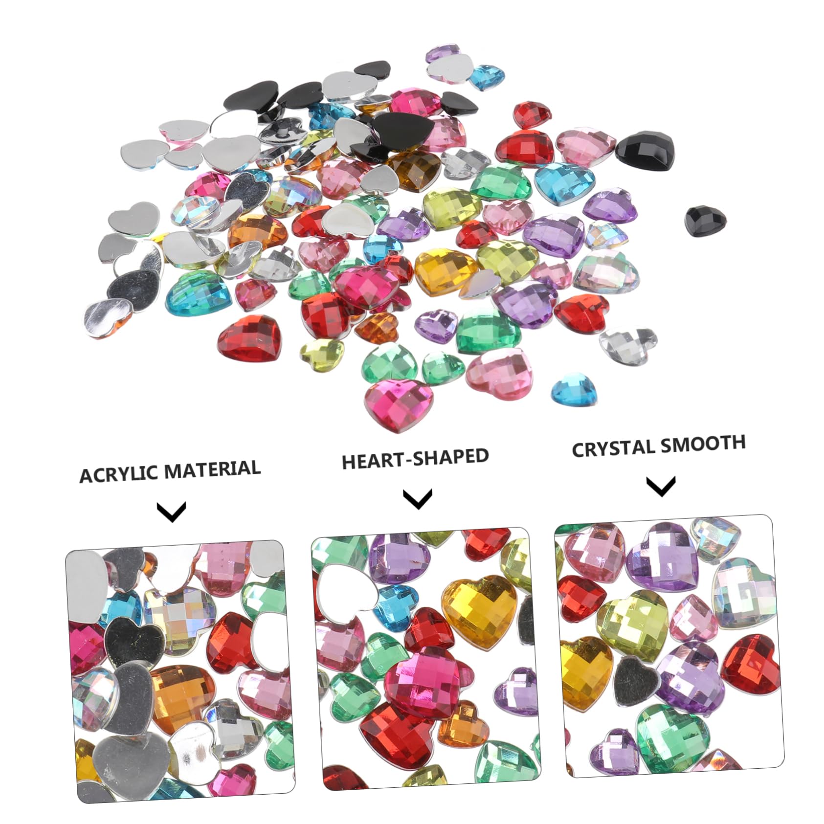 Healvian 3ensembles Charms Manucure Décorations Pour Fournitures Et Accessoires De Nail Art Coeur Esthétique Élégante Pour Manucures