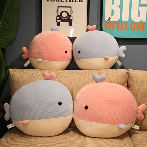 Miniatura 7 de Almohada de peluche de 138 pulgadas suave y lindo pez rosa almohada de peluche Kawaii para abrazar el cuerpo esponjoso juguete de peluche de anime