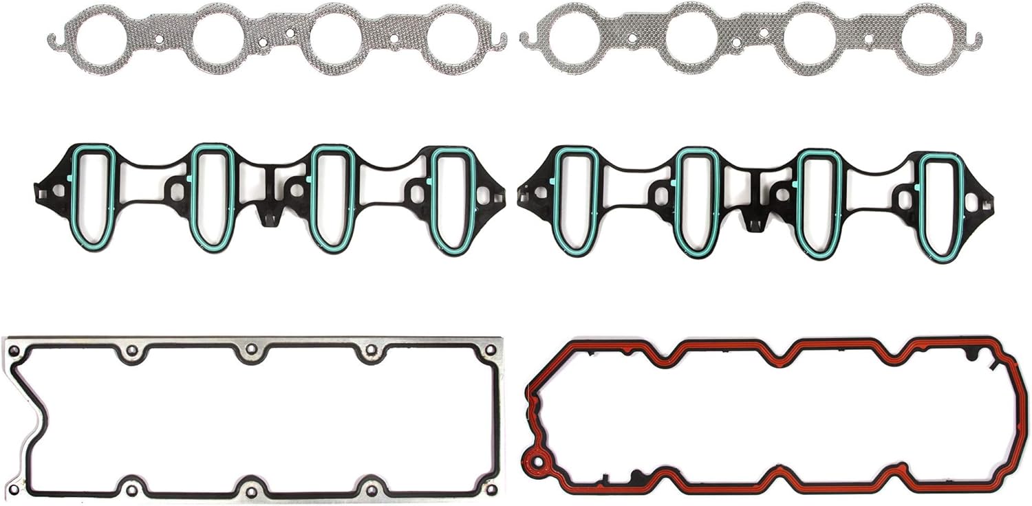 MA-4216923904 Full Gasket Set Head Bolts Compatible With/For 02-04 Chevrolet GMC Buick Cadillac 4.8 5.3 OHV