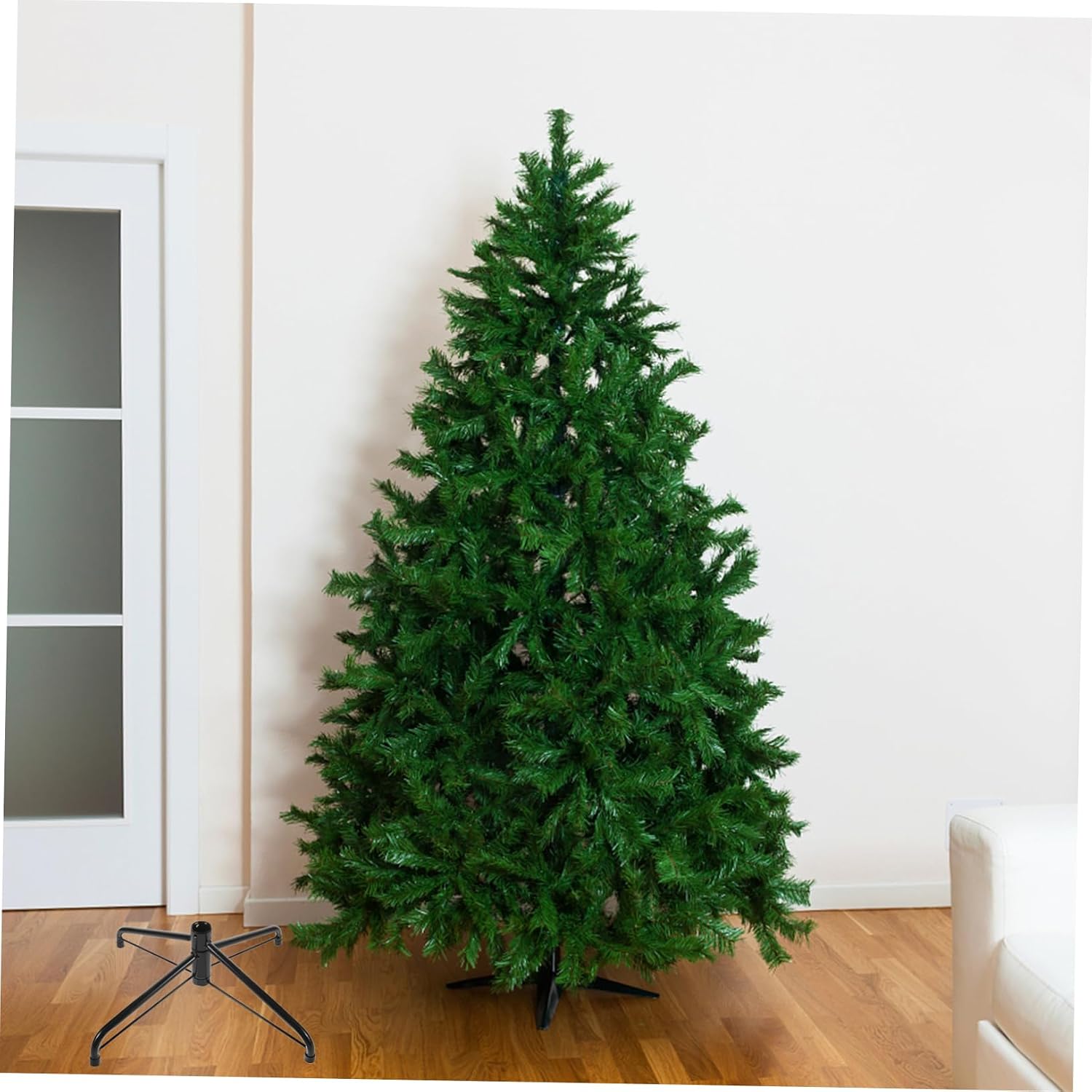Abaodam Metal Christmas Tree Stand Sturdy and Stable Support for Artificial Trees User Friendly Design for Easy Installation Elegant Finish for Holiday Decor Fits Branch Holders and