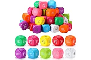 Motivational Foam Cubes: 100-Pack of Stress-Busting Joy for Adults and Kids