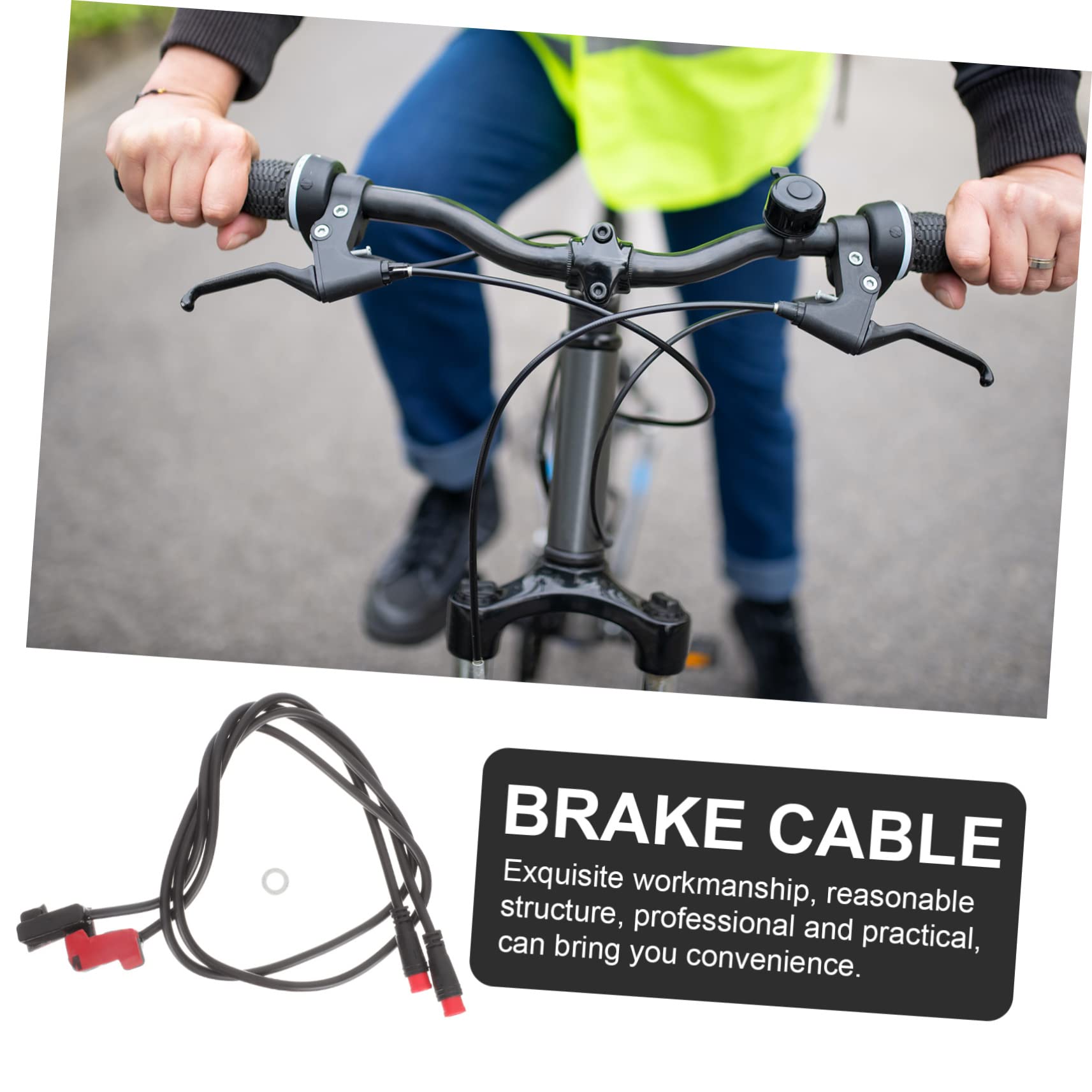 BESPORTBLE 5paires Câble De Frein Électrique pour Vélo Capteur De Frein à Déconnexion Compatible avec Moteurs Central Et Arrière Installation Facile Et Pratique Remplacement pour