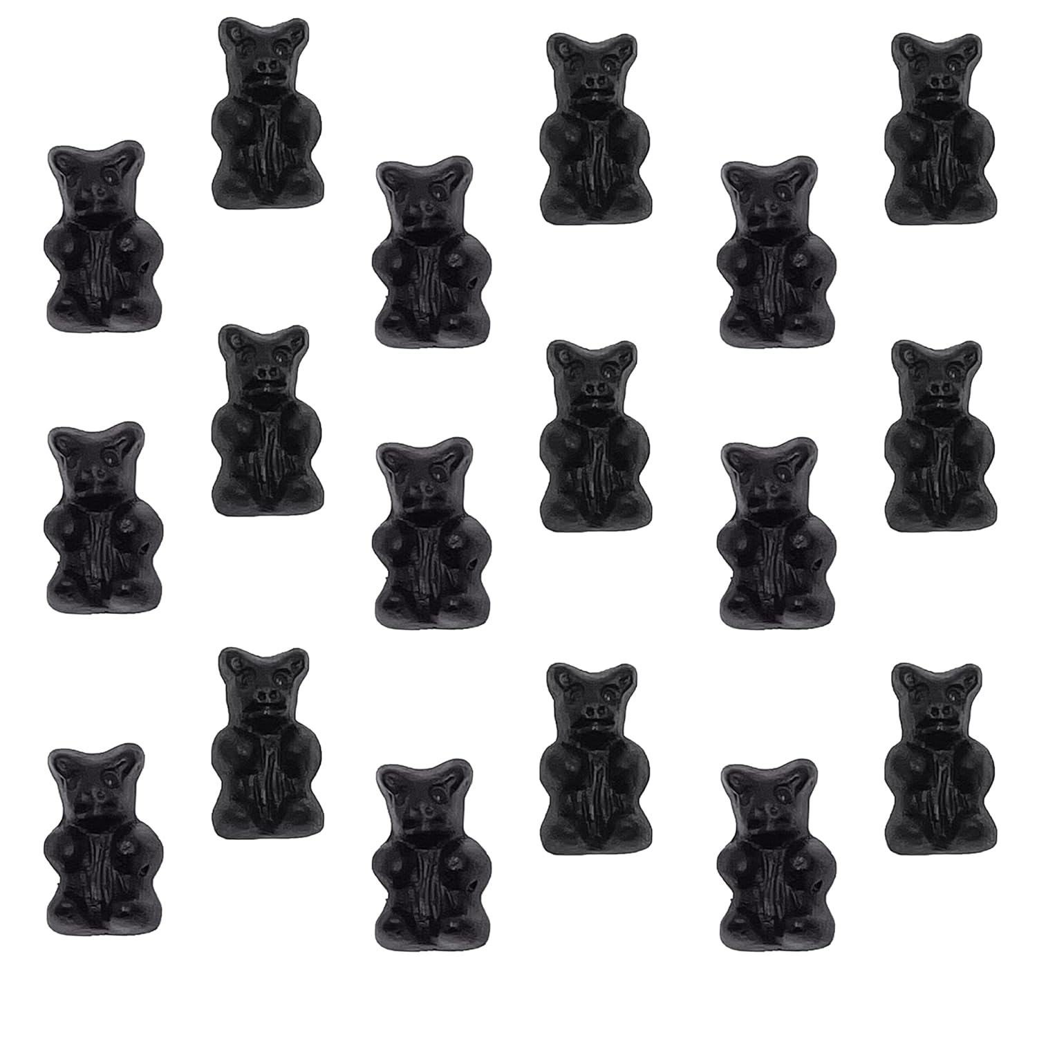 Buy Fruidles Sugar Free Black Licorice Bears, Firm Licorice Gummy Bears