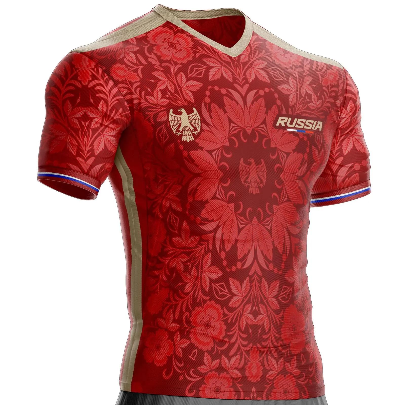 Maillot Russie Football RS-77 Drapeau Russe